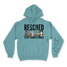 Load image into Gallery viewer, Rescued Is My Favorite Breed - Custom Hoodie
