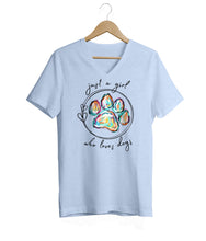 Load image into Gallery viewer, Just a Girl V-Neck