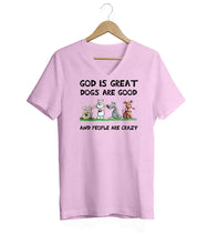 Load image into Gallery viewer, Dogs Are Good V-Neck